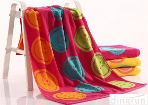  Woven Dye Yarn Organic Cotton Bath Towels Colorful OEM Available Manufactures