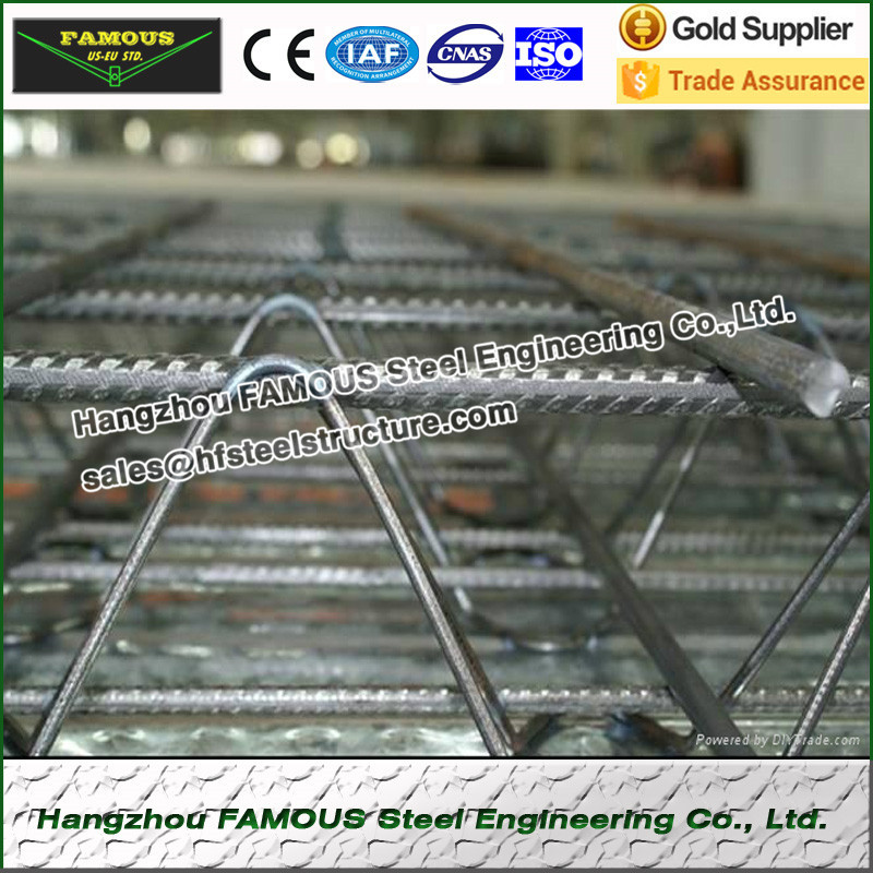 Performance Reinforcing Steel Rebar Truss Floor Deck Sheet For Building Foundation