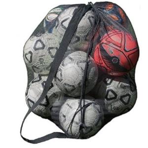 Foldable Mesh Basketball Bag Large Capacity With Drawstring Closure