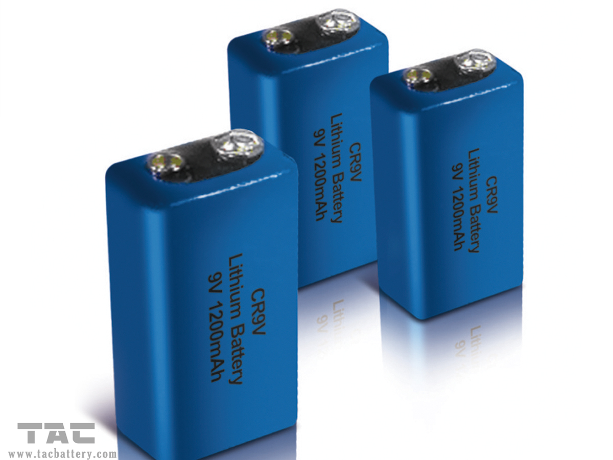 CR9V lithium battery / Li-Mn Battery For Smoke alarm system