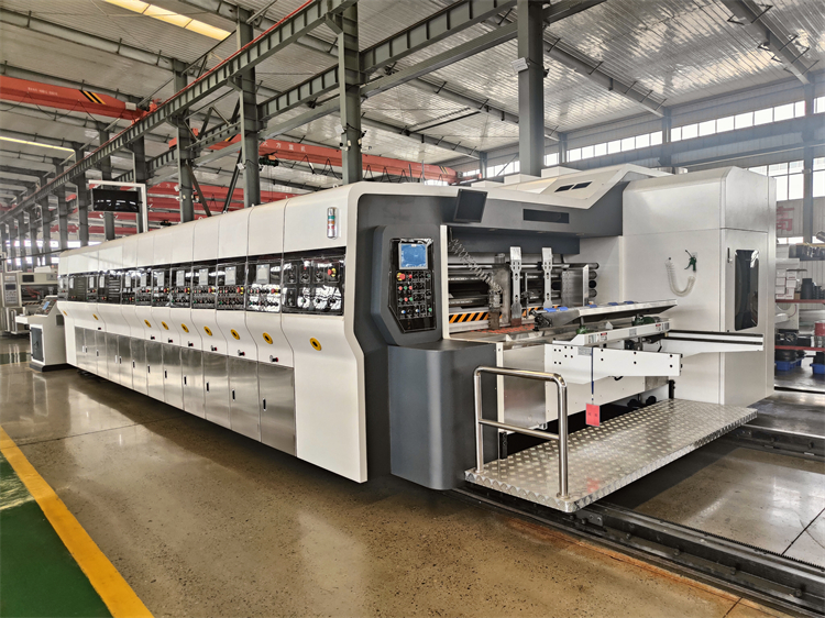 Automatic Corrugated Box Making Machine with High Speed Printing Slotting Diecutting