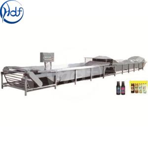 Factory direct selling roller pasteurization line tin bottle roller pasteurizer