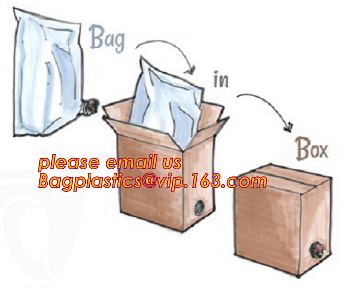 Aseptic Soap Milk Juice Water Red Wine Pack Plastic Bag In Box 5 L With Spout Tap,2L 3L 5L plastic valve wine bag in box