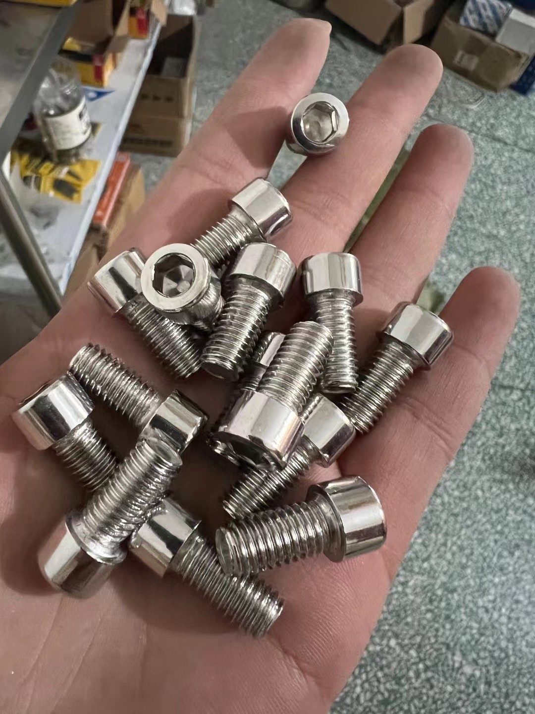 ISO 9001 Three Combination Screw Bolt SS304 Hexagon Socket Screw Cylinder Head