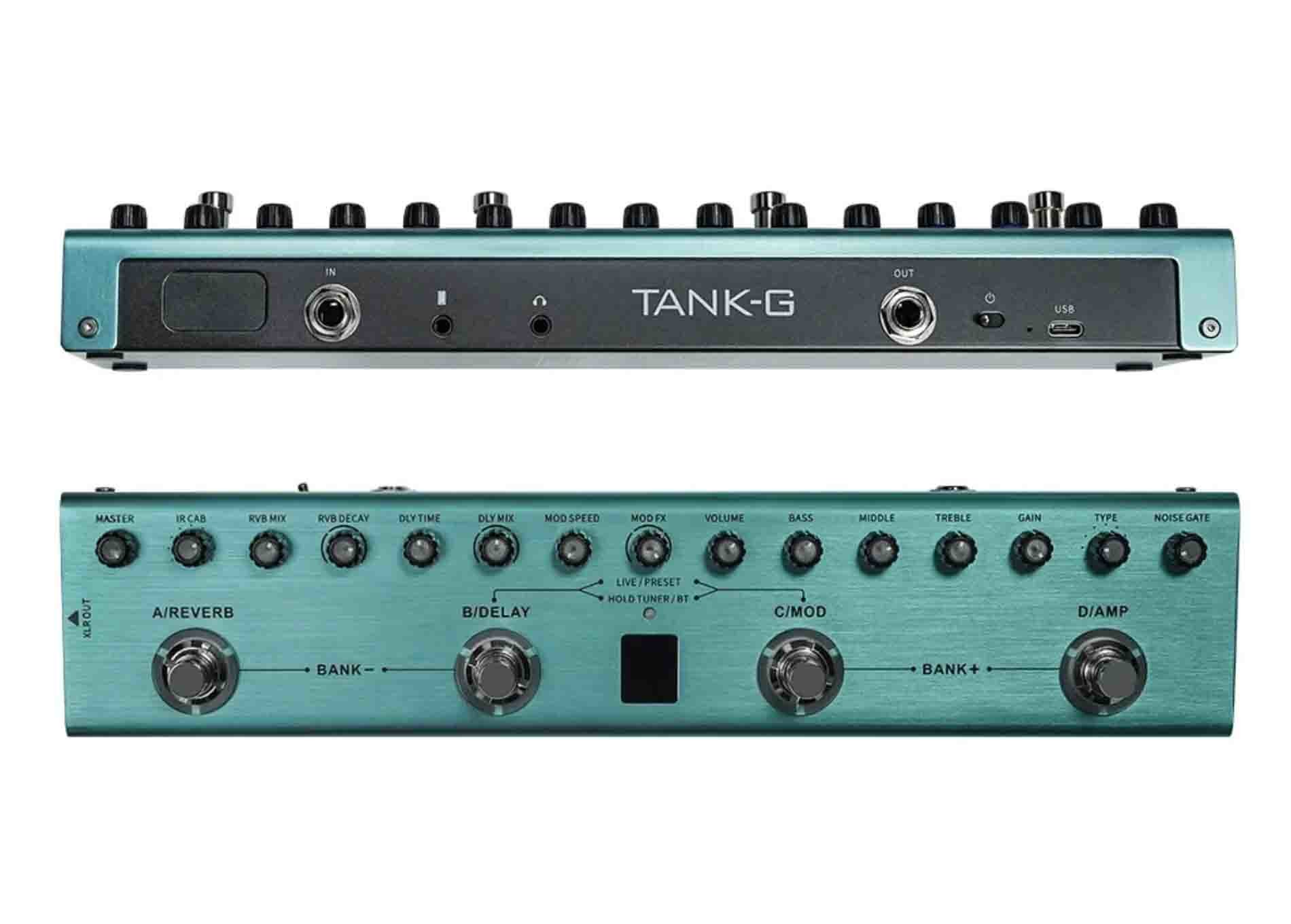 Custom Grand Wave TANK Rechargeable Guitar Multi-Effects Pedal Portable Accept Customized Pedal OEM