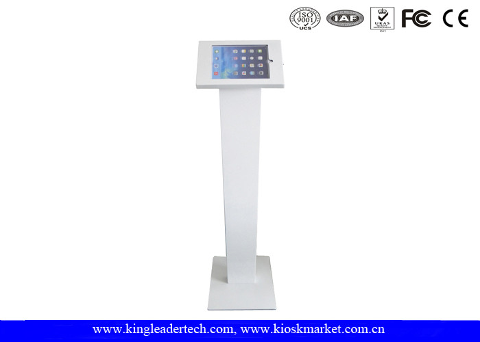 Freestanding iPad Kiosk Stand Enclosure With Lockable Mechanism Design