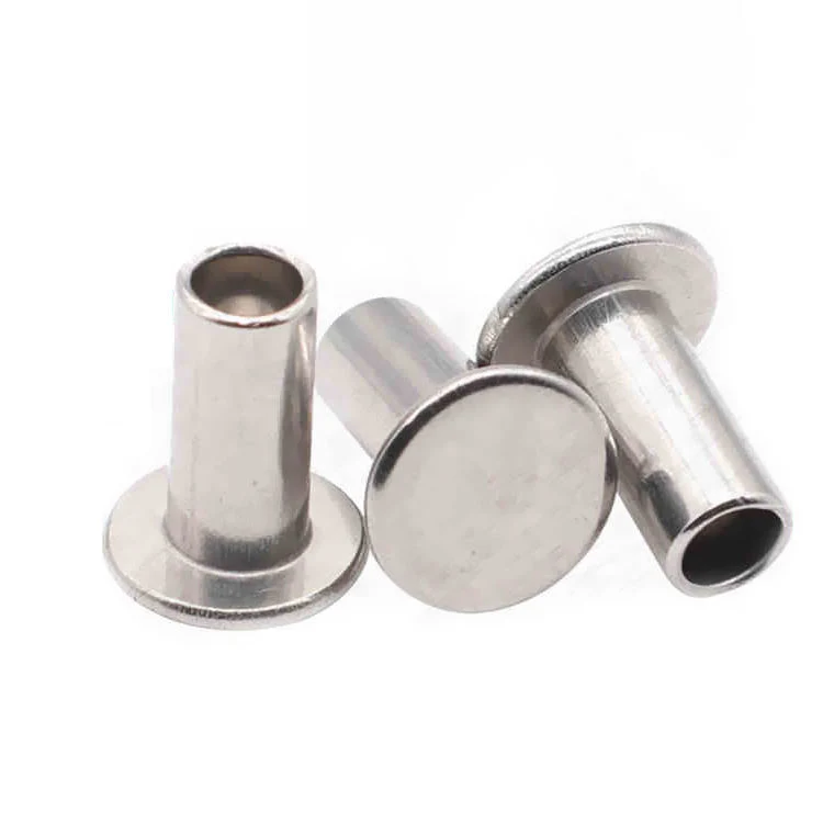 Stainless Steel Flat Head Half Rivet DIN6792