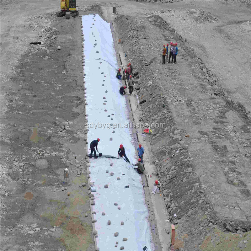 Non-Woven Geotextile 80g/sqm to 1000g/sqm The Top Choice for Environmental Protection
