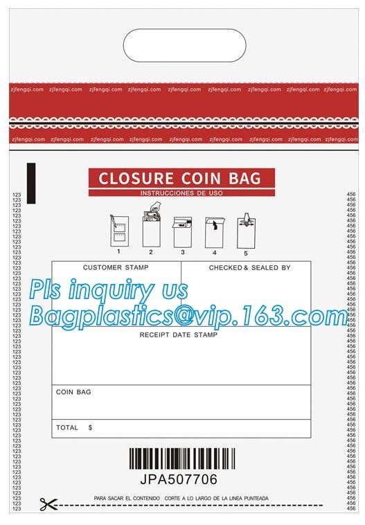 Document safe tamper proof bank deposit bag, Steb Plastic Money Pe Bank Deposit Coin Security Pouch Bags With Seal For C