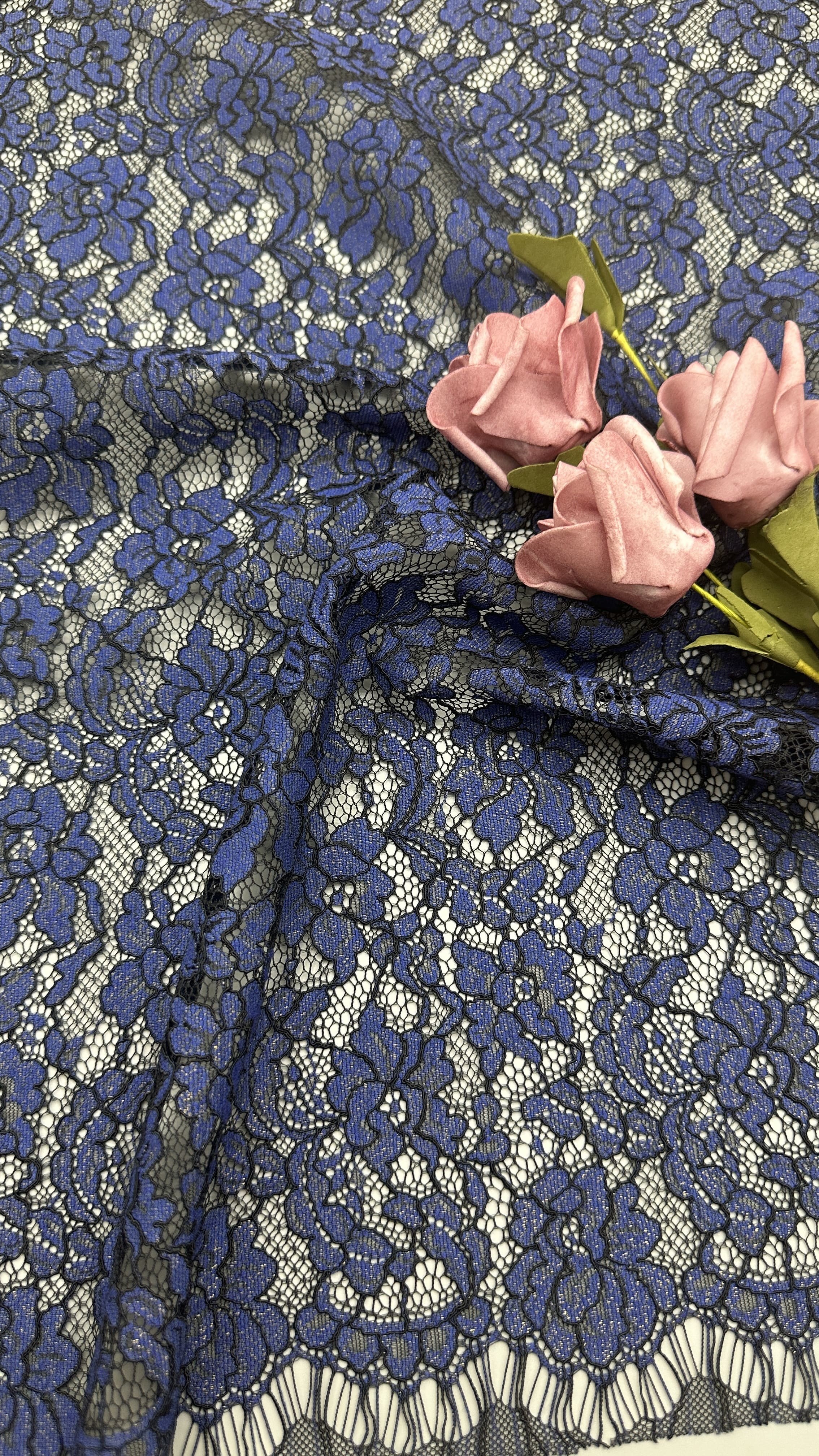 Leafy Emrbroidery Lace Fabric Mesh Breathe Lace Fabric Elegent