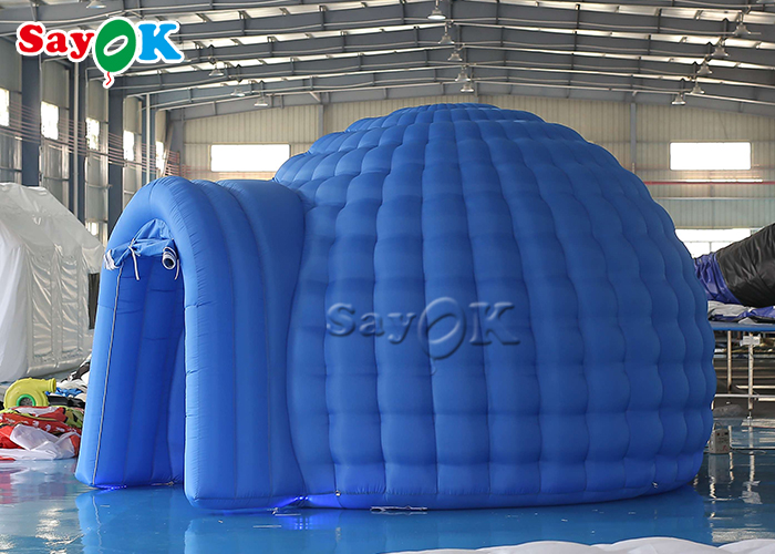 Blue Digital Inflatable Planetarium Projection Dome Tent For Indoor Active