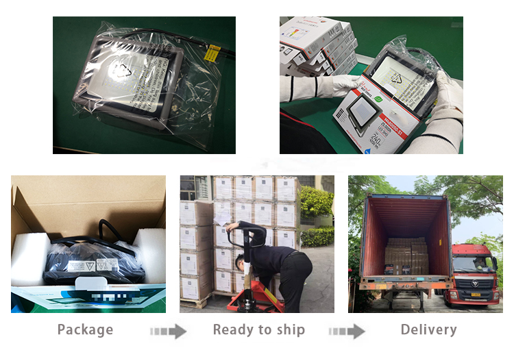 Warehouse Sport Ground Portable Outdoor 100w solar flood light with Sensor