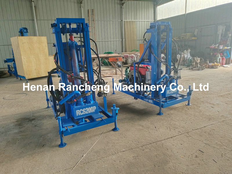 High Performance Portable Water Well Drilling Rig 150m Depth & 450mm Borehole Diameter