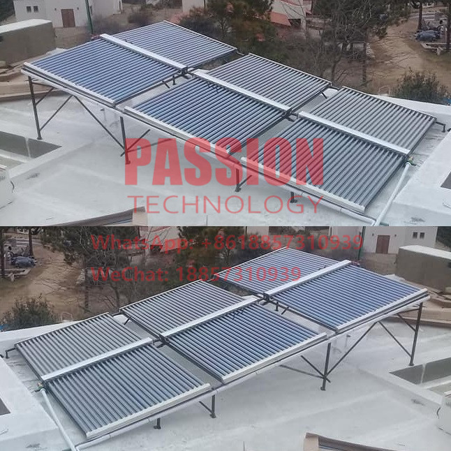 6000L Hotel Solar Water Heater 50tubes Vacuum Tube Solar Heating Collector