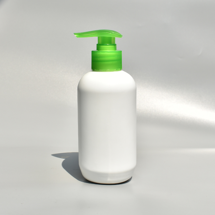 250ml HDPE Custom Refillable Shampoo Pump Bottle Non Leakage