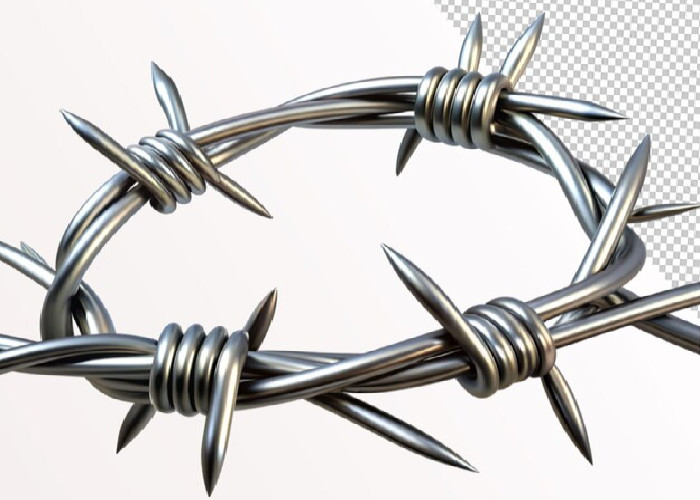 High Carbon Steel Barbed Wire Rustproof Long Term Perimeter Protection