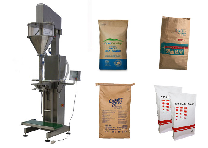 25kgs 50kgs Pasted Valve Multiwall Paper Bags Pet Feed PE Packaging Bags