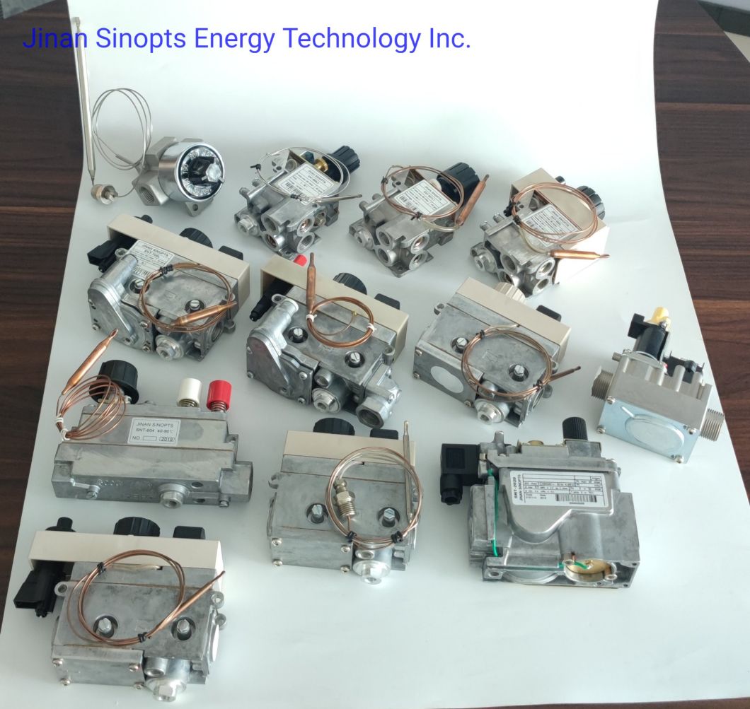 High Quality Boiler Heating Pipe Bimetal 0-90 Celsius Thermostatic Gas Valve