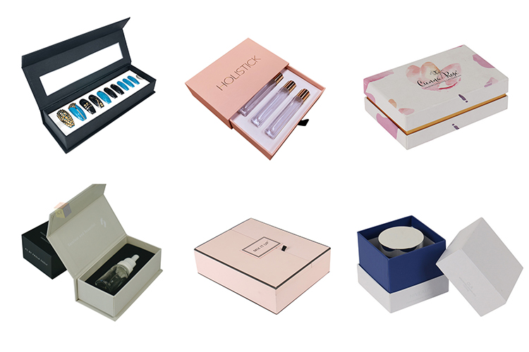 Custom Logo Skincare Pull Out Drawer Sliding Gift Box for Cosmetic Products Eco-Friendly