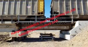 Modern Structural Steel Bridge Construction Railroad Through Or Deck Plate Girder (DPG)