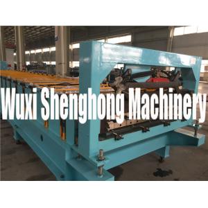 Custom Metal Roof Roll Forming Machine With 10 - 12m / Min Forming Speed