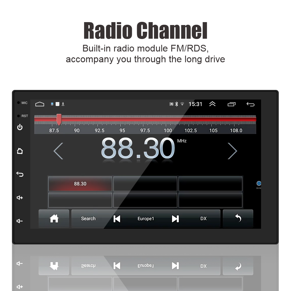 Universal 9/10.1 Inch CarPlay Android GPS Navigation Player for Double 2 Din Car Radio