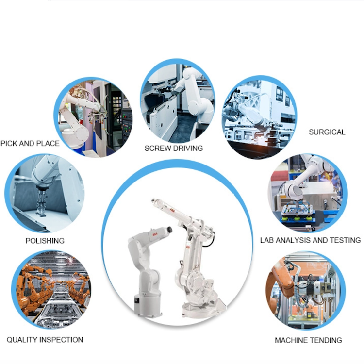 IRB 660 Used Robot Manipulator With Payload 180 - 250kg Palletizing Robot Arm