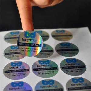 Serial Number QR Code Hologram Sticker Labels With Faster Delivery