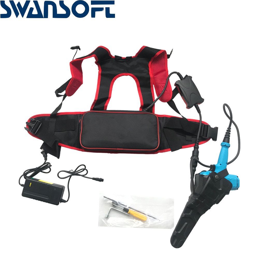 Swansoft 150mm Branch Cutting Chain Saw Electric One Hand Chain saw Electric Chainsaw