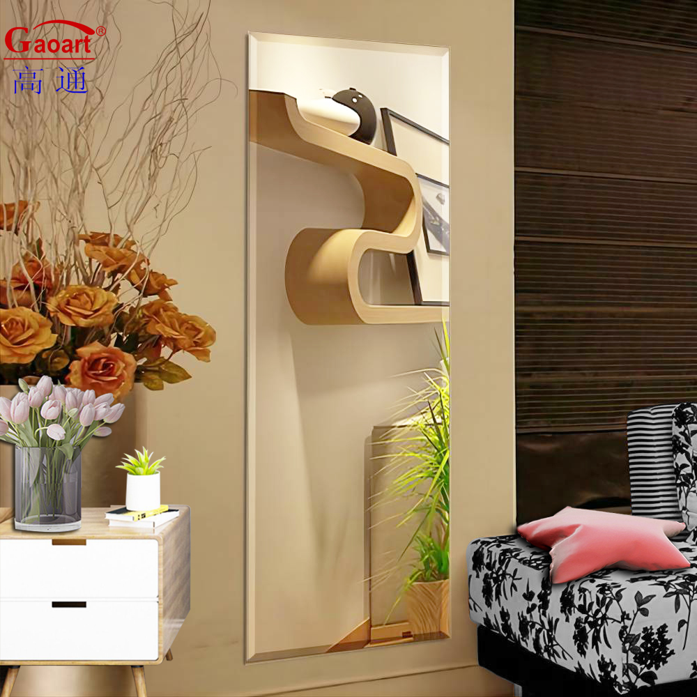 Add a Touch of Elegance to Your Home Decor with this Beveled Floor Length Mirror