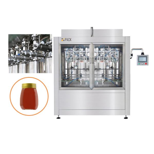 Automatic 100ml-500ml honey filling equipment viscous liquid honey bottling