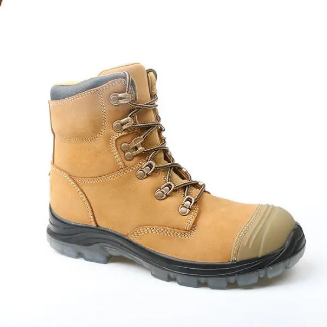 Grade S3 SRC Full Grain Industrial Work Boots Nubuck Work Boots Anti Smash