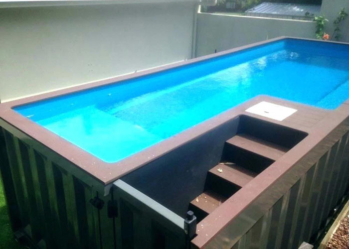 Topshaw Customize Free Design 20ft 40ft Australia DIY Shipping Container Pools