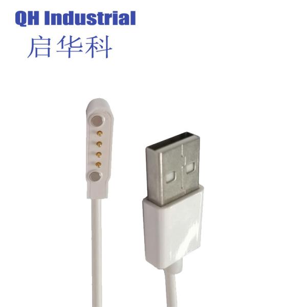 4pin 2.54mm Pitch Russian Federation Non-Standard Charging Connector Magnetic