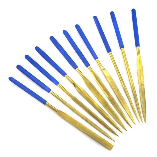Customized Design Diamond File Set , High Durability 10 PCS Diamond Needle File