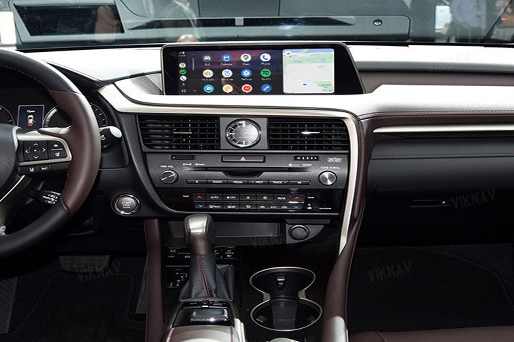Viknav Fit For Original Car 12.3 Inch Screen Linux System For Lexus RX 2016 2017 2018 2019 Wireless Apple CarPlay Androi