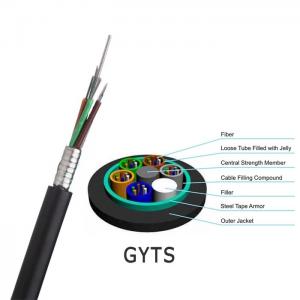  Multi Core Armoured Fiber Optic Cable / Outdoor 12 Core Steel Armored Cable Manufactures