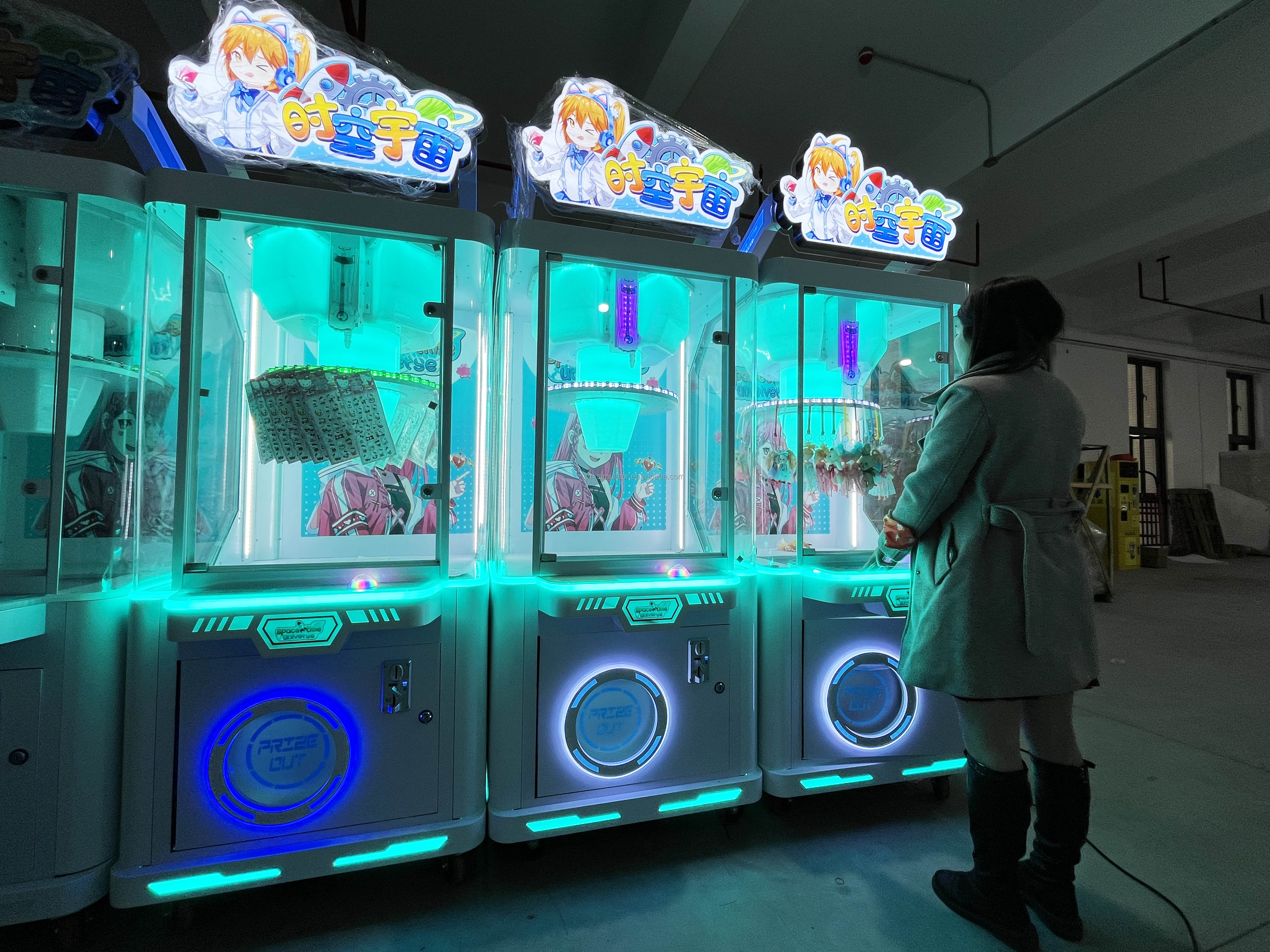 Dreamland exclusive single player hit the prize machine push toys crane vending machine for gifts