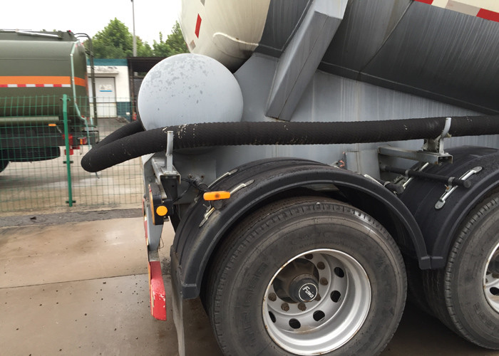 SINOTRUK 58000L Semi Trailer Truck Bulk Cement Tank Carrier Trailer SGS Approval