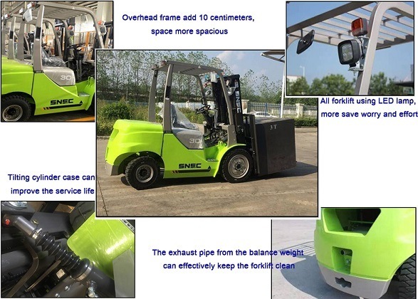 China Isuzu Engine Diesel Fork Lift 3.5 Tons