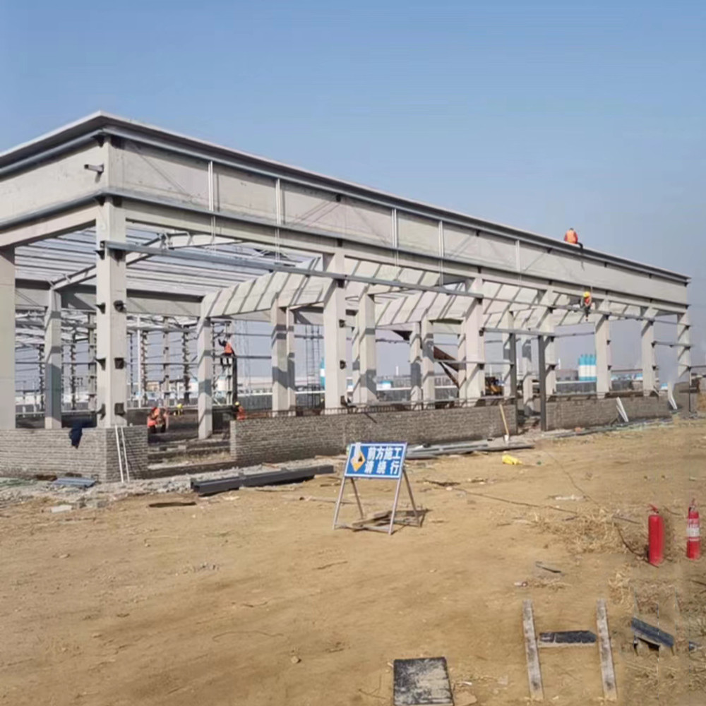 Custom Steel Structure Shed Workshop with Galvanized C Purlin