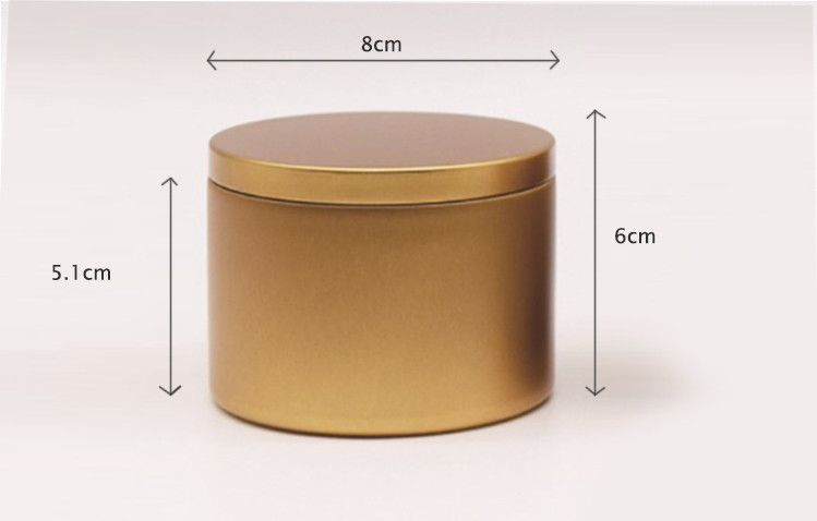Scerw Cap Tea Tin Boxes Aluminum 50g Metal Storage Jars
