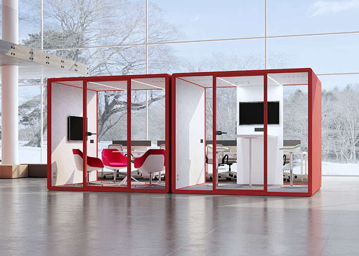 Model SL Office Pods With PET Acoustic Felt Elevate Communication And Inspire Collaboration