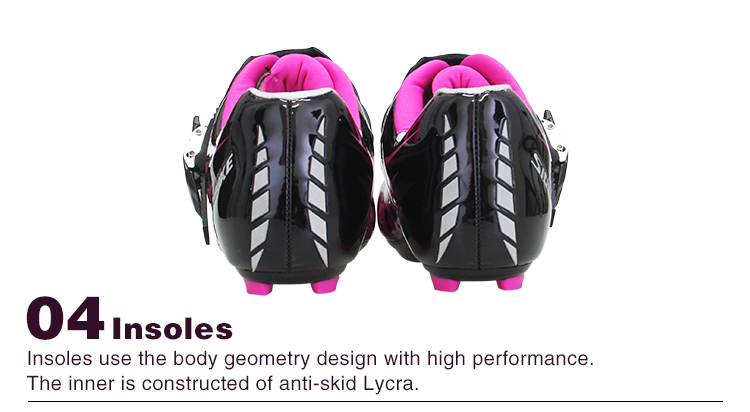 Custom Ladies Cycle Touring Shoes Good Ground Holding Nylon+Tpu Sole