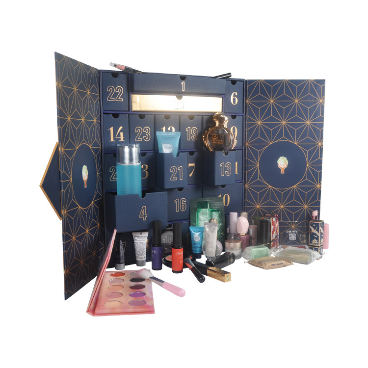 Custom Design Cardboard Luxury Gift Boxes Christmas Advent Calendar