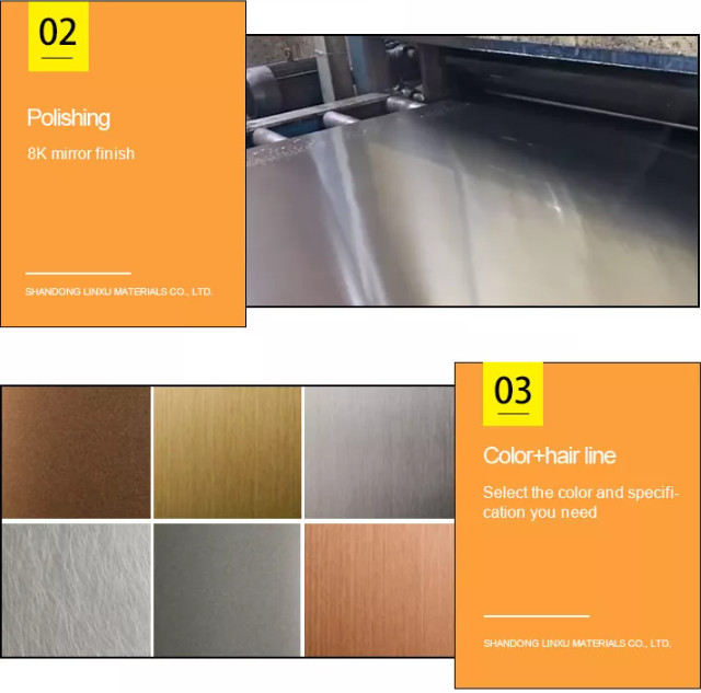 5mm-25mm NO.4 300 Series Stainless Steel Sheet Hot Cold Rolled