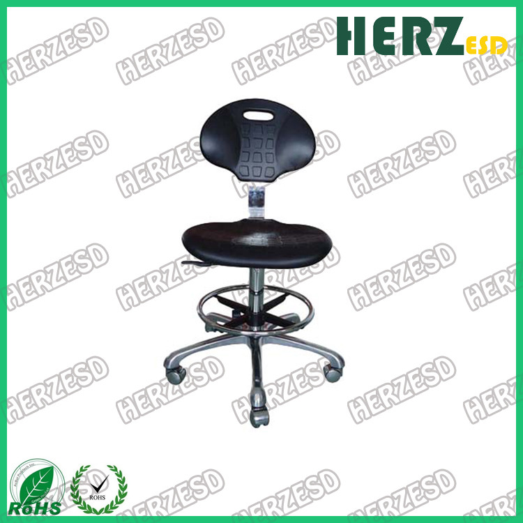 Adjustable Antistatic Lab Chair With Back School ESD Stool Chair Cleanroom Chair
