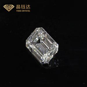 Excellent Emerald Cut Fancy Shape HPHT Lab Created Diamond Polished For Rings