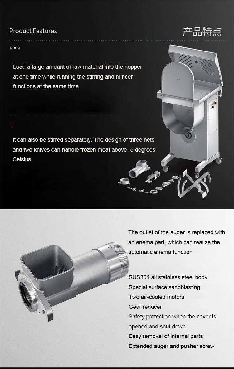 Professional Home Meat Grinder Easy Operation Chicken Grinding Machine
