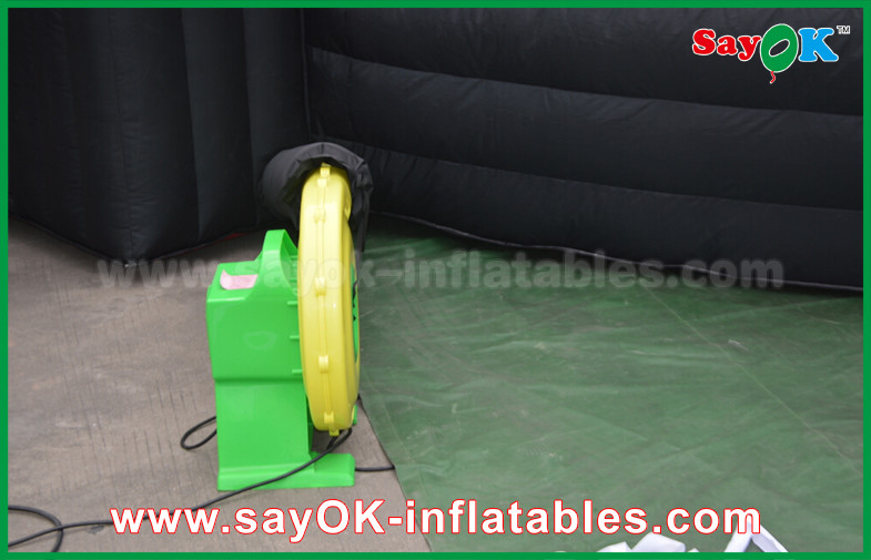 6m DIA Black Mobile Inflatable Planetarium Dome Projection Tent With Air Blower